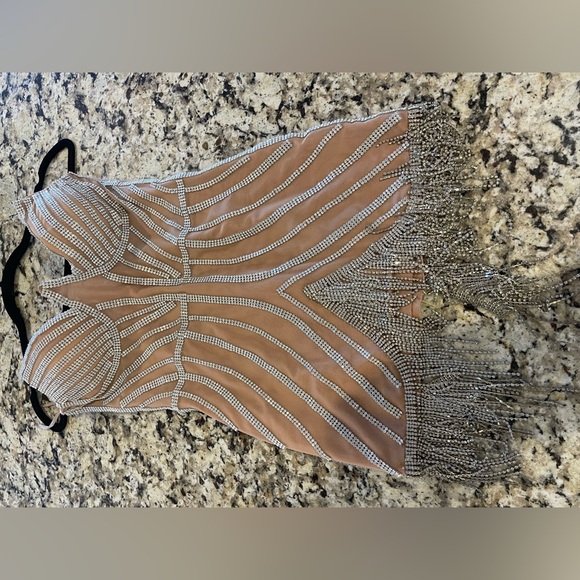 Lola diamonate dress with rhinestones - Picture 4 of 4